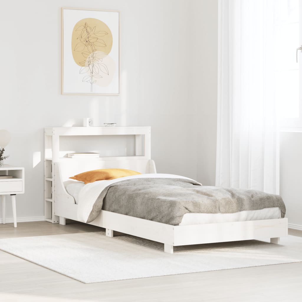 Bed Frame Without Mattress Solid Wood Pine