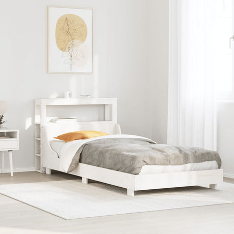 Bed Frame Without Mattress Solid Wood Pine