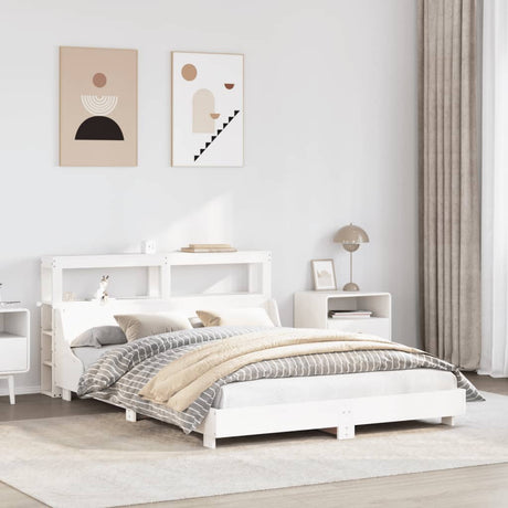 Bed Frame Without Mattress Solid Wood Pine