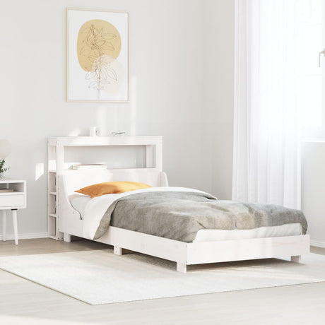 Bed Frame Without Mattress Solid Wood Pine