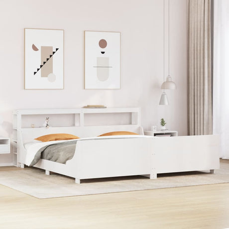 Bed Frame Without Mattress Super King Solid Wood Pine