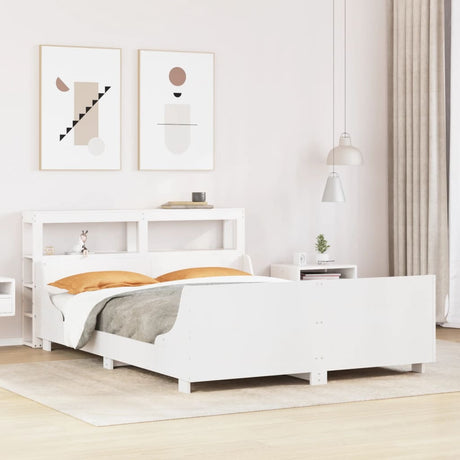 Bed Frame Without Mattress Super King Solid Wood Pine