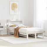 Bed Frame Without Mattress Solid Wood Pine