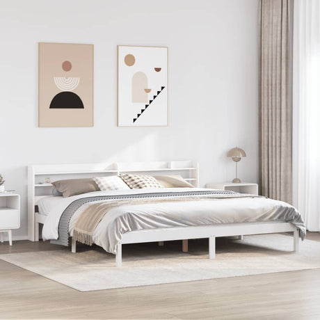 Bed Frame Without Mattress Solid Wood Pine