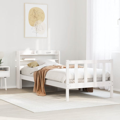 Bed Frame Without Mattress Small Double Solid Wood Pine