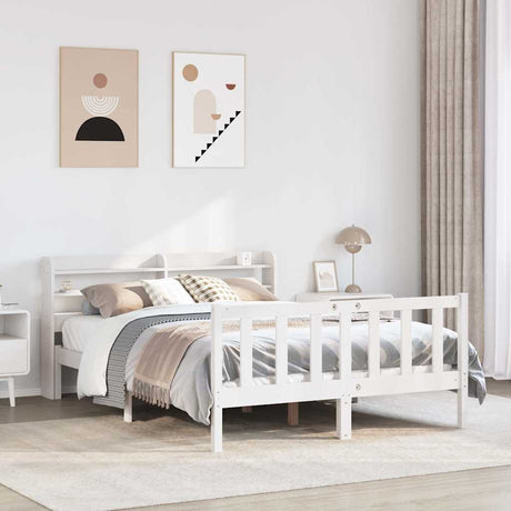Bed Frame Without Mattress Small Double Solid Wood Pine