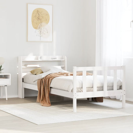 Bed Frame Without Mattress Small Double Solid Wood Pine