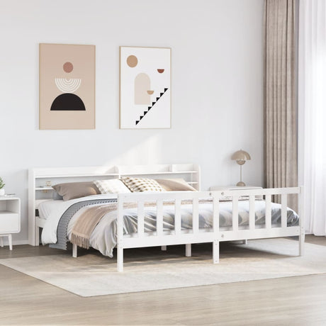 Bed Frame Without Mattress Small Double Solid Wood Pine
