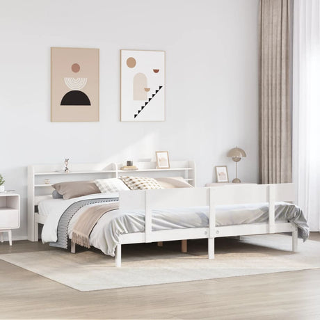 Bed Frame Without Mattress Single Solid Wood Pine