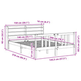 Bed Frame With Headboard Without Mattress