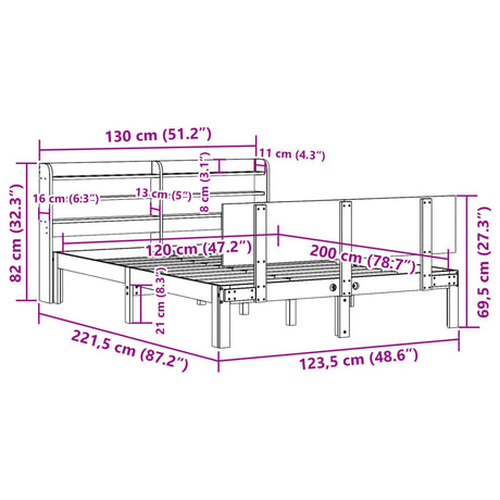 Bed Frame With Headboard Without Mattress