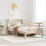 Bed Frame With Headboard Without Mattress