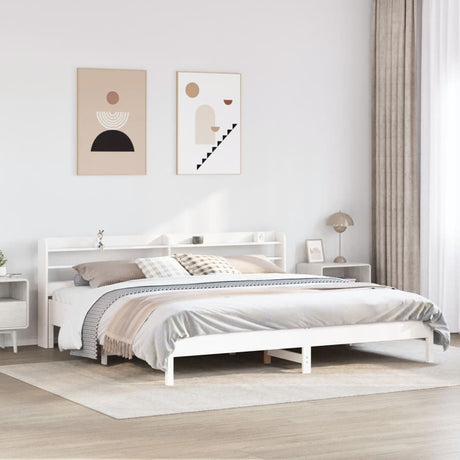 Bed Frame Without Mattress Solid Wood Pine