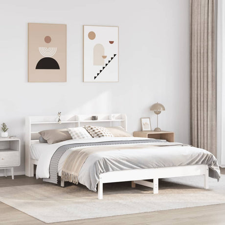 Bed Frame Without Mattress Solid Wood Pine