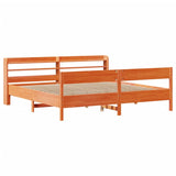 Bed Frame Without Mattress Solid Wood Pine