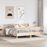 Bed Frame Without Mattress Solid Wood Pine