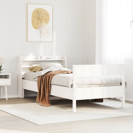 Bed Frame Without Mattress Solid Wood Pine