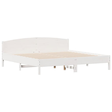 Bed Frame Without Mattress Solid Wood Pine