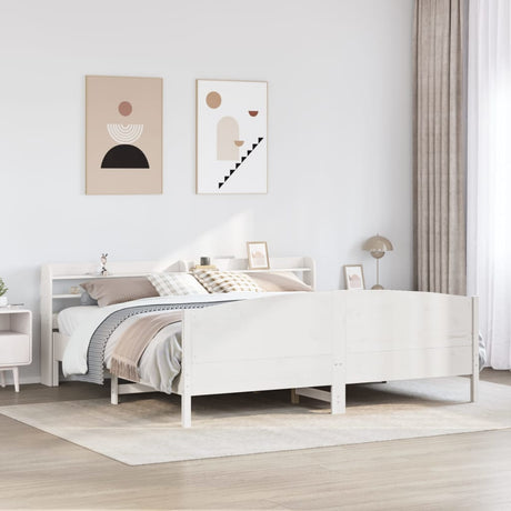 Bed Frame Without Mattress Solid Wood Pine