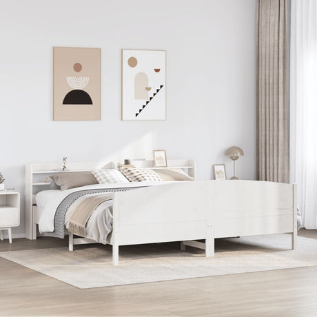Bed Frame Without Mattress Solid Wood Pine