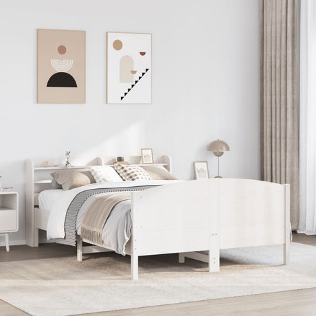 Bed Frame Without Mattress Solid Wood Pine