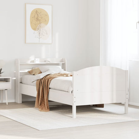 Bed Frame Without Mattress Solid Wood Pine