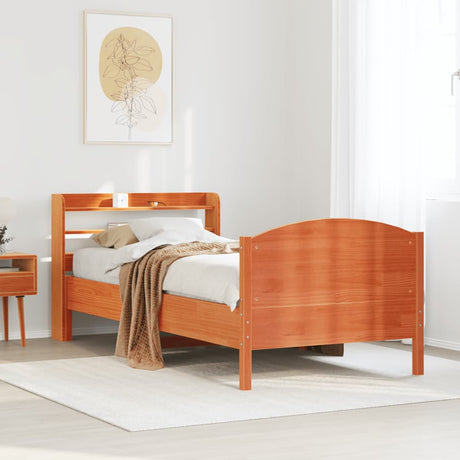 Bed Frame Without Mattress Solid Wood Pine