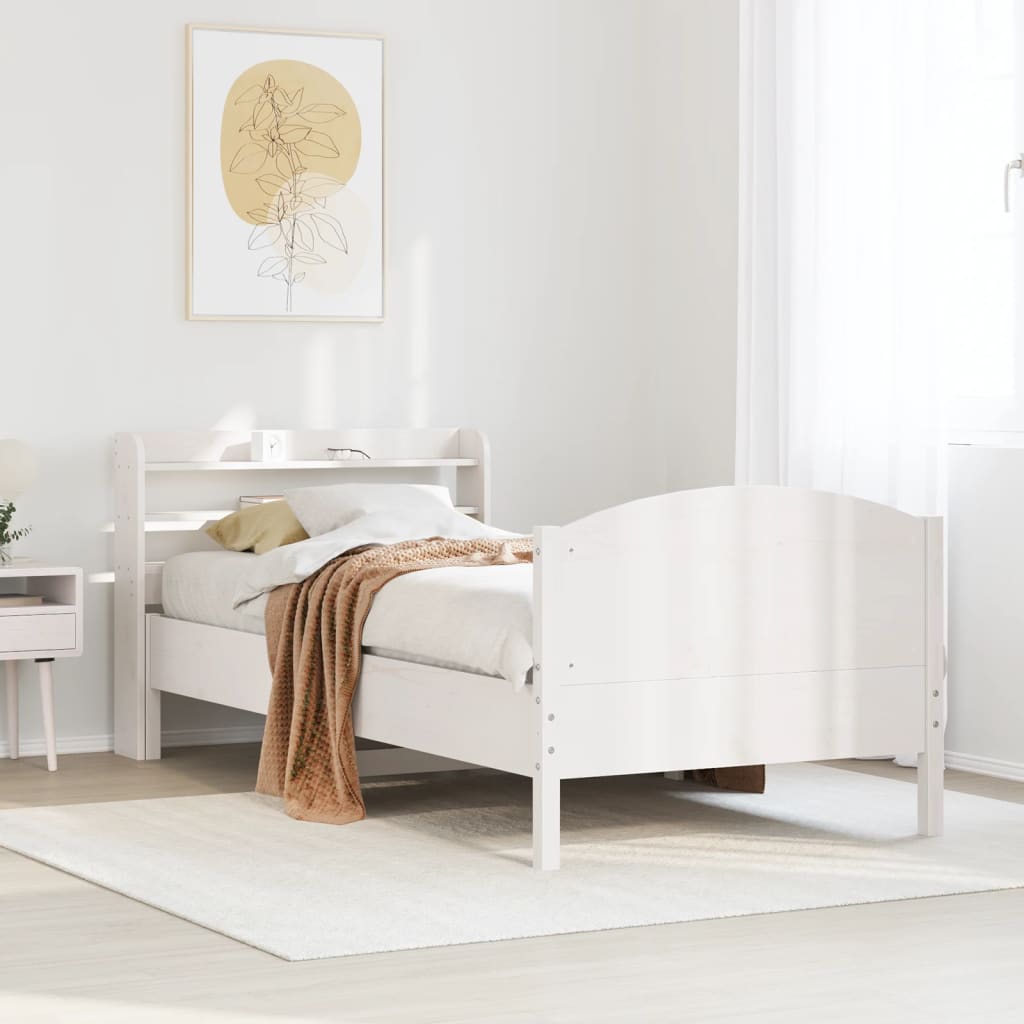 Bed Frame Without Mattress Solid Wood Pine