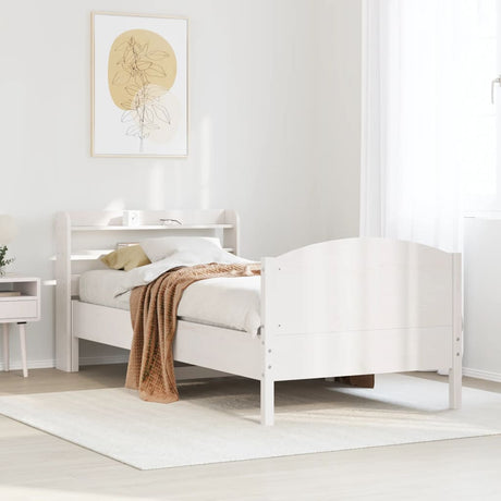 Bed Frame Without Mattress Solid Wood Pine