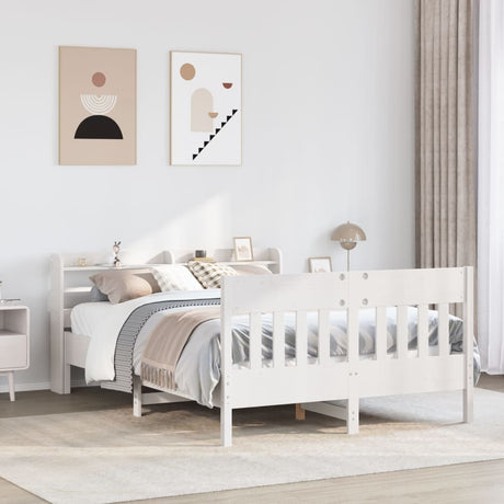 Bed Frame Without Mattress Solid Wood Pine