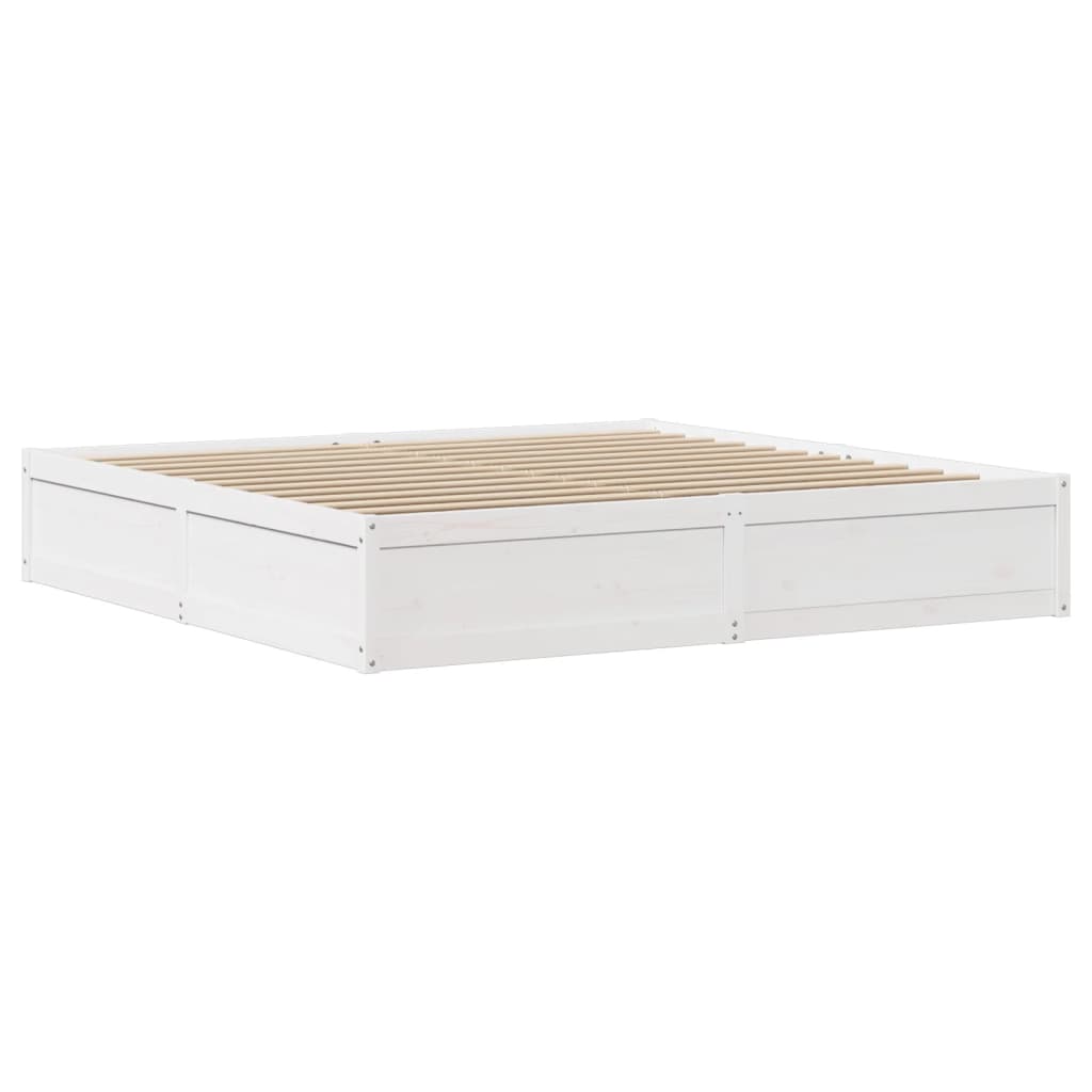Bed Frame With Headboard Super King Solid Wood Pine