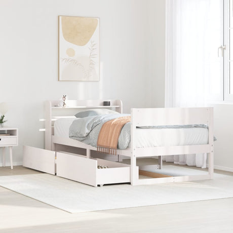 Bed Frame Without Mattress Super King Solid Wood Pine
