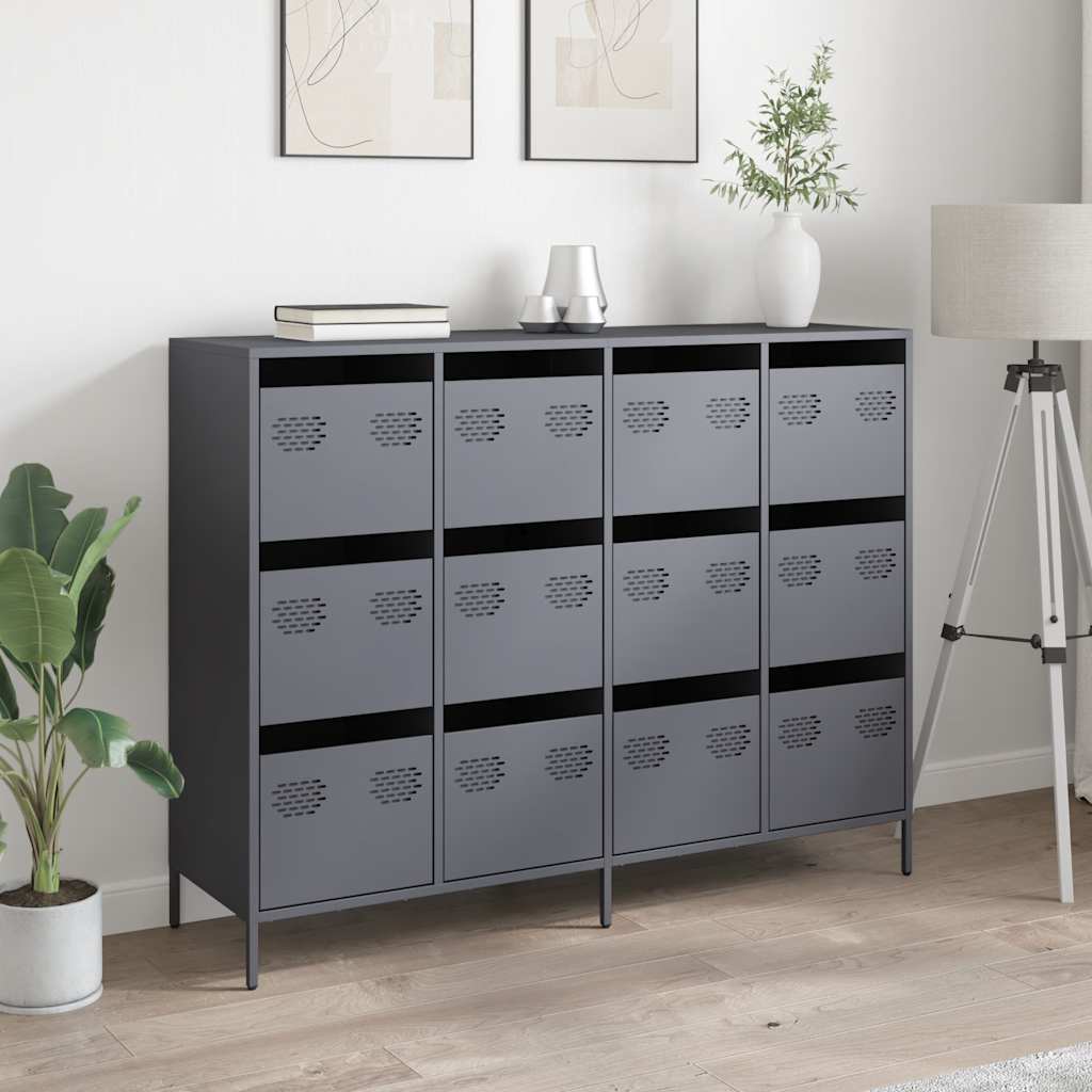 Sideboard 135X39X103.5 Cm Cold-Rolled Steel