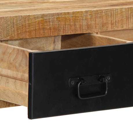 Console Table 100X35X75 Cm Solid Rough Wood Mango