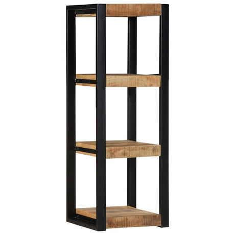 Wall Shelf 35X35X100 Cm Solid Rough Wood Mango