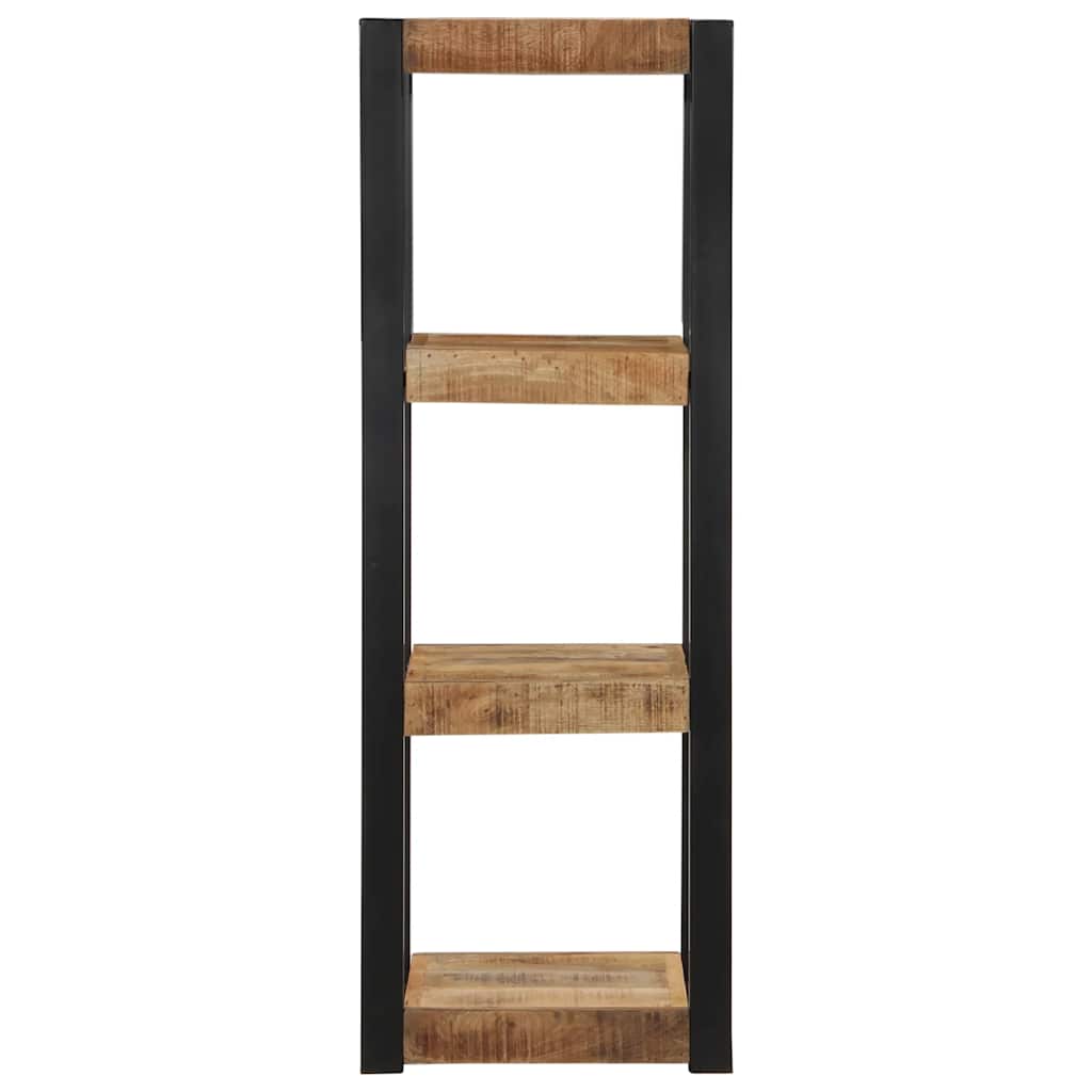 Wall Shelf 35X35X100 Cm Solid Rough Wood Mango