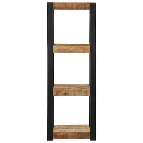 Wall Shelf 35X35X100 Cm Solid Rough Wood Mango