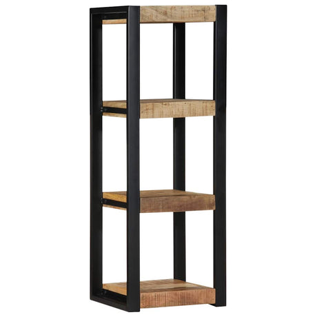 Wall Shelf 35X35X100 Cm Solid Rough Wood Mango
