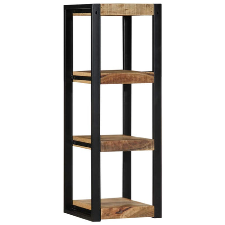 Wall Shelf 35X35X100 Cm Solid Rough Wood Mango