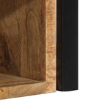 Bedside Cabinets 2 Pcs 40X35X40 Cm Solid Rough Wood Mango