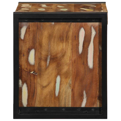 Bedside Cabinet Solid Wood Reclaimed