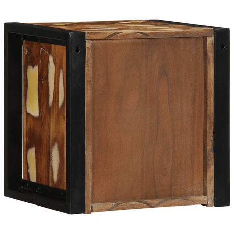 Bedside Cabinet Solid Wood Reclaimed