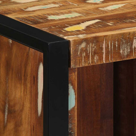 Bedside Cabinet Solid Wood Reclaimed