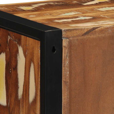 Bedside Cabinets 2 Pcs Multicolour 40X35X40 Cm Solid Wood Reclaimed