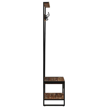 Clothes Rack 80X40X190 Cm Solid Wood Reclaimed