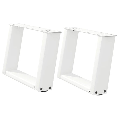 Coffee Table Legs U-Shaped 2 Pcs Steel