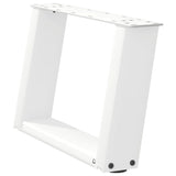 Coffee Table Legs U-Shaped 2 Pcs Steel