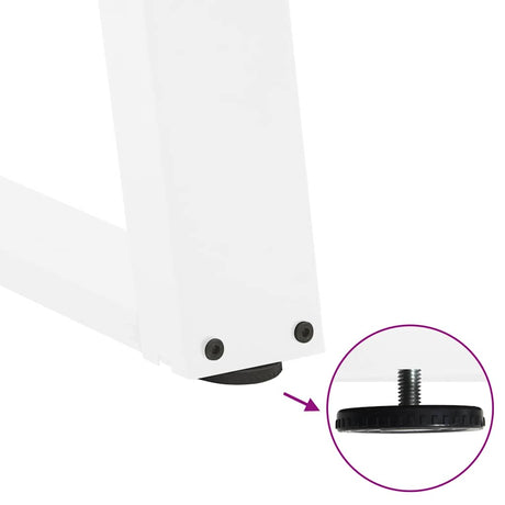Coffee Table Legs U-Shaped 2 Pcs Steel