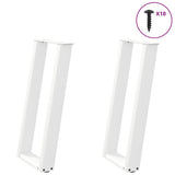 Coffee Table Legs U-Shaped 2 Pcs Steel