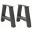 Coffee Table Legs A-Shaped 2 Pcs   Steel